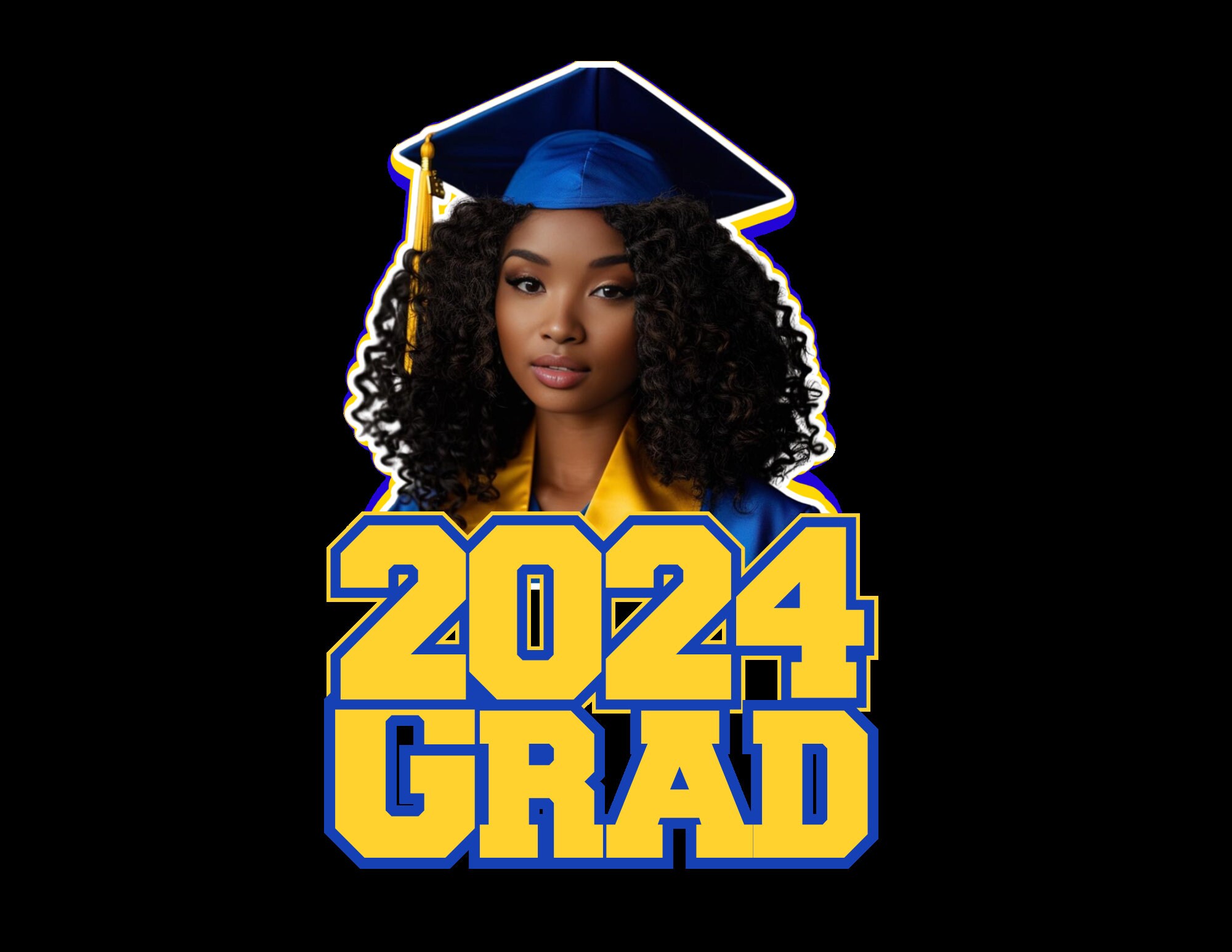 Editable Graduation Fan Templates Canva Only Etsy