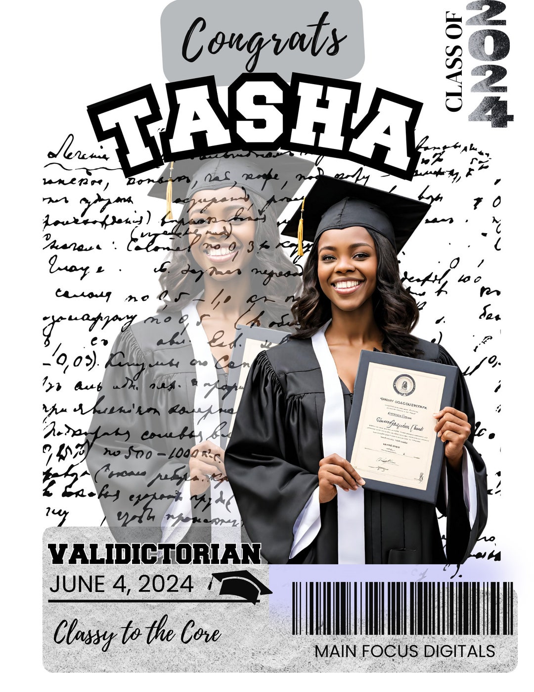 Editable Graduation Templates (CANVA ONLY) - Etsy