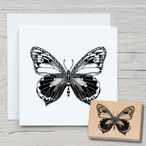Stempel Schmetterling 05 - DIY Motivstempel zum basteln von Karten, Papier, Stoffen - Tiere, Tierstempel, Butterfly