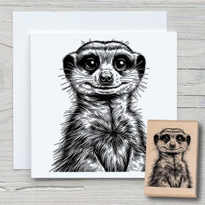 Stempel Menni - DIY Motivstempel zum basteln von Karten, Papier, Stoffen - Ermännchen, Tierstempel, Tiere