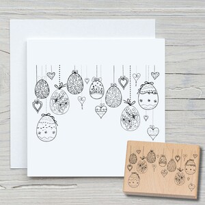 Sellos decorativos de Pascua - Sellos con motivos de bricolaje para hacer tarjetas, papel, telas - Pascua, Pascua, huevo de Pascua