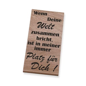 Wenn deine Welt - DIY Motivstempel zum basteln von Karten, Papier, Stoffen - Spruchstempel, Sprüche, Wunsch