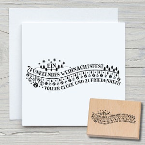 Stempel ein funkelndes - DIY Motivstempel zum basteln von Karten, Papier, Stoffen - Weihnachten, Weihnachtskarten, Weihnachtszeit