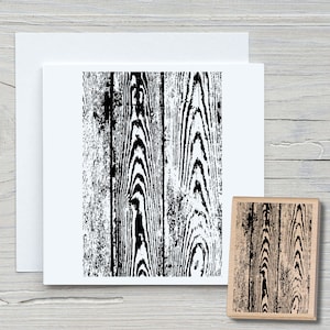 Stempel houtstructuur - DIY-motiefstempel voor het maken van kaarten, papier, stoffen - hobby, hout, graan