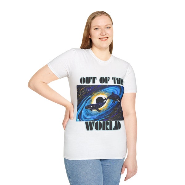 Galactic Vibes Unisex Softstyle T-Shirt | 100% Cotton Tee with Twill Tape Shoulders