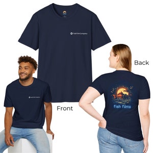 Ethically Made Fish Films Unisex T-Shirt | Clean Style with Crew Neckline