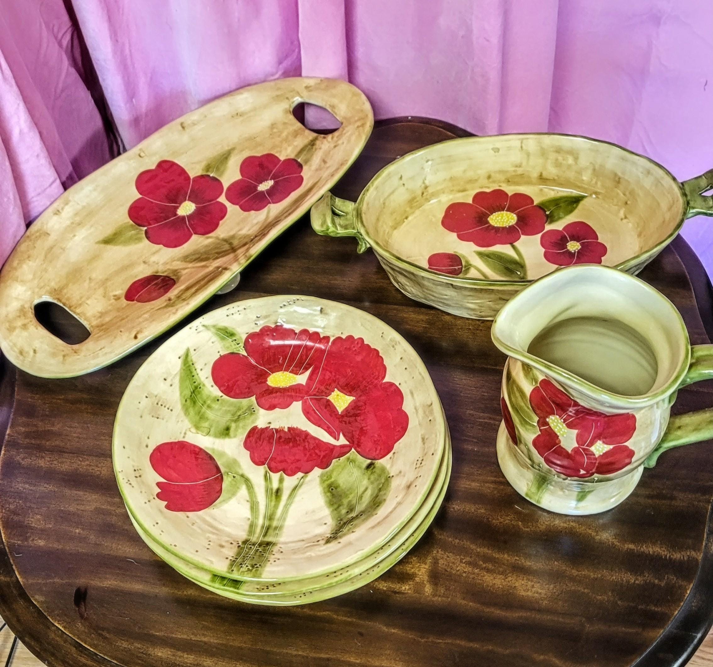 Antique Dinnerware Set for 6 - Etsy