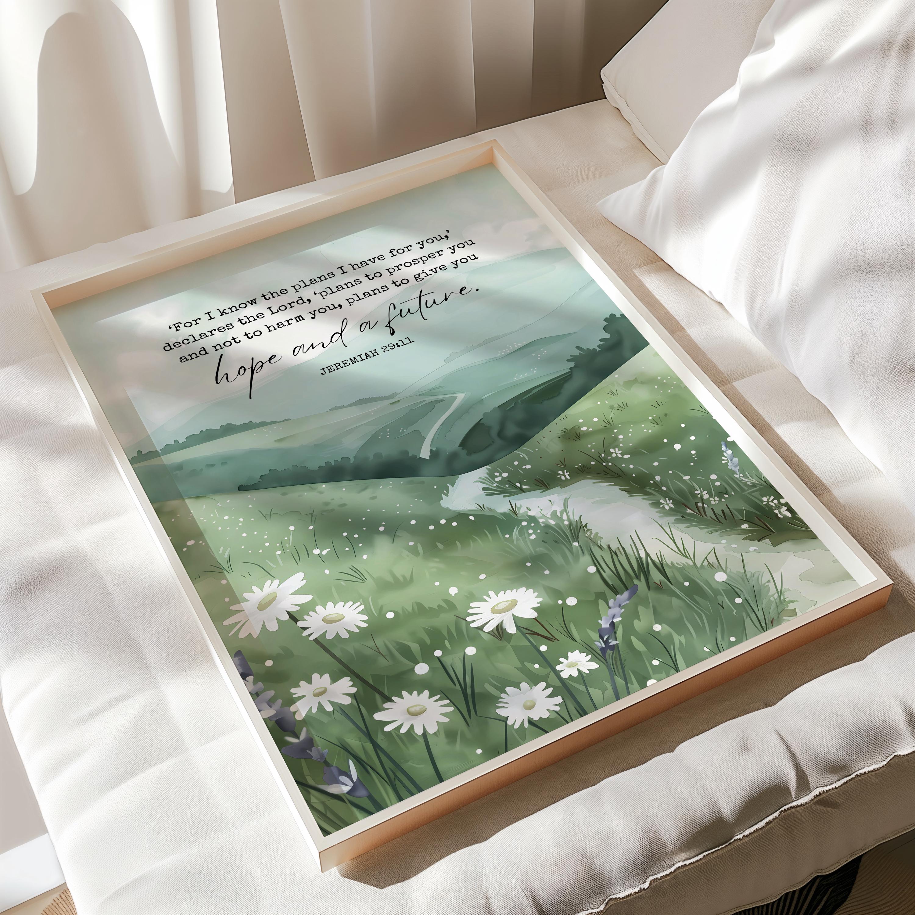 Jeremiah 29:11 for I Know the Plans I Have for You Bible Verse Wall Art ...