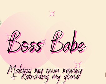 Boss Babe Girlande
