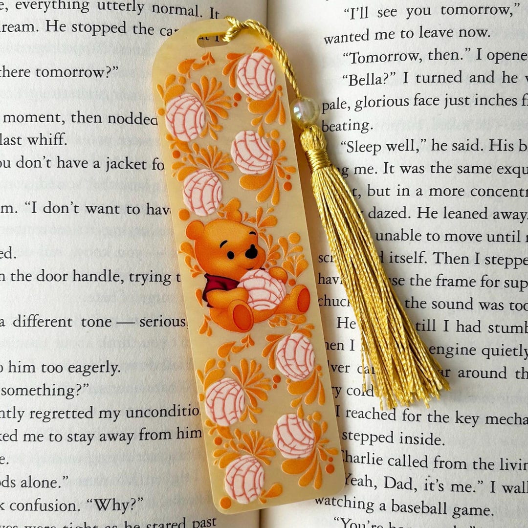 Winnie the Pooh Acrylic Bookmark - Etsy