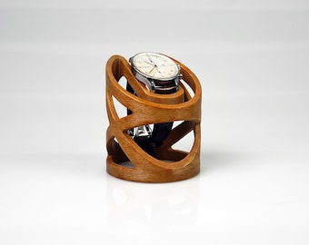 Support de montre en bois pour montre-bracelet pour hommes / support de montre pour cadeau pour hommes / affichage de montre / support de montre / amateurs de montres de stockage de montres