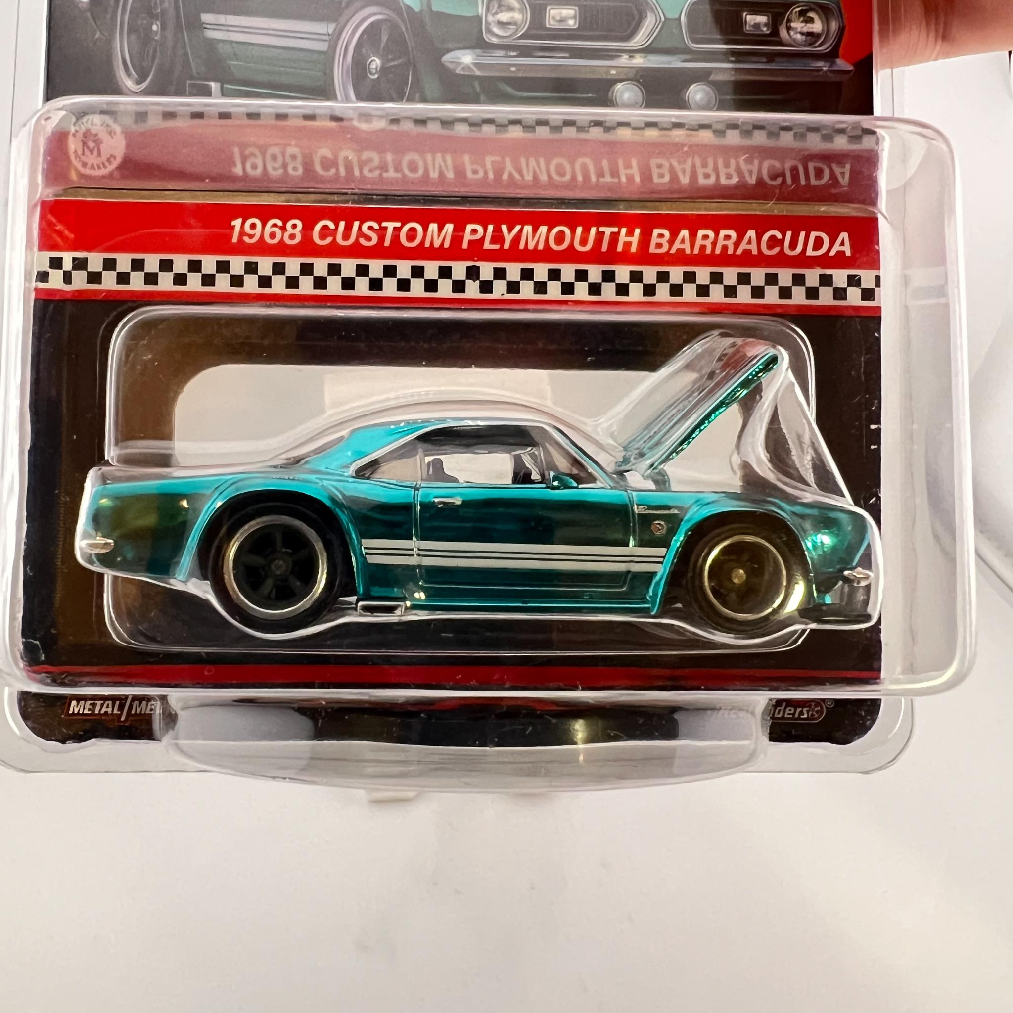 HOT WHEELS RLC 1968 Custom Plymouth Barracuda - Red Line Club