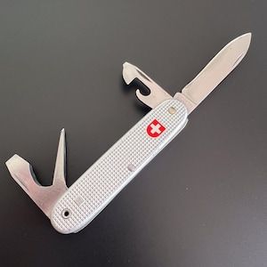 1980 Victorinox Switzerland Alox - Military Pocket Knife - Swiss Army Knife - Officer&#39;s Knife Vintage / Rarity / Survival Tool / Pocket Knife