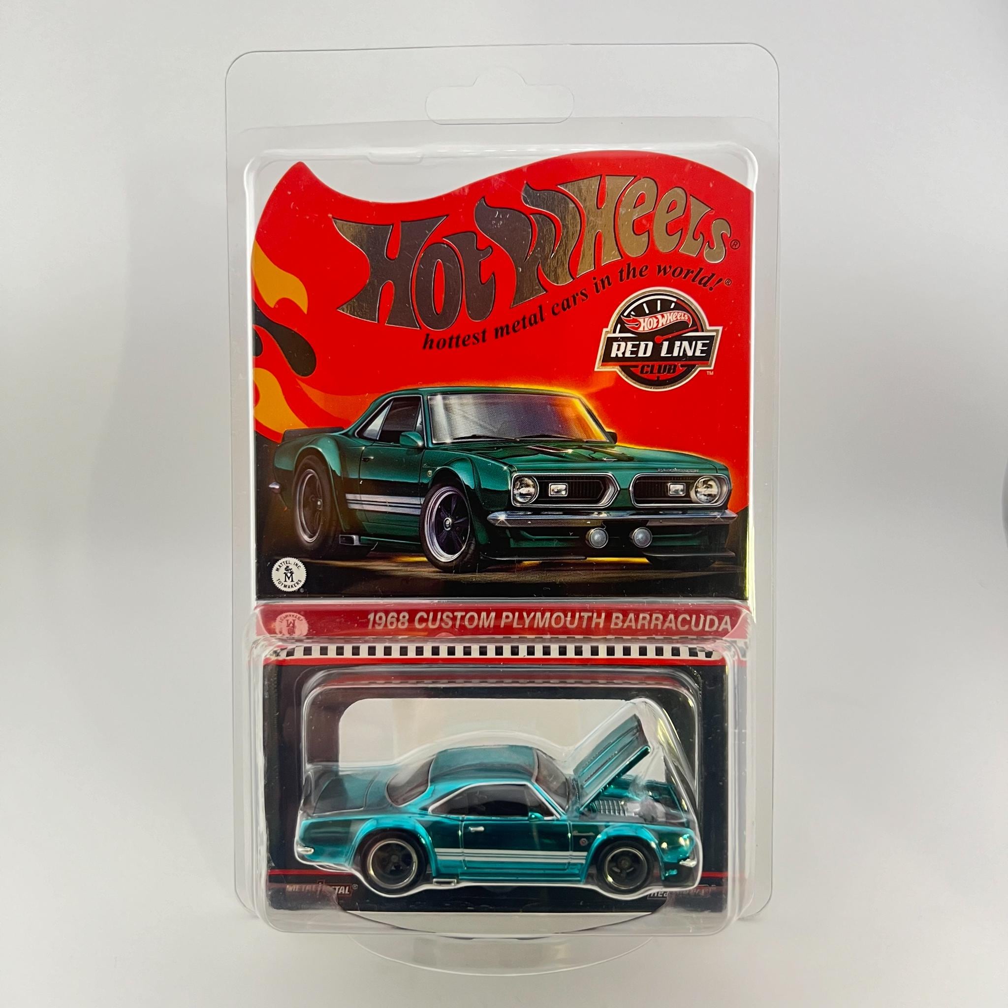HOT WHEELS RLC 1968 Custom Plymouth Barracuda - Red Line Club