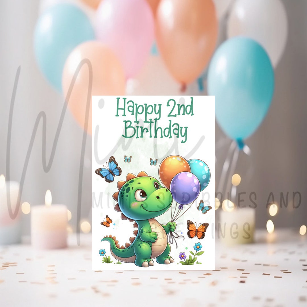 Ten Pack of Printable Birthday Cards DIGITAL Download Printable Happy ...