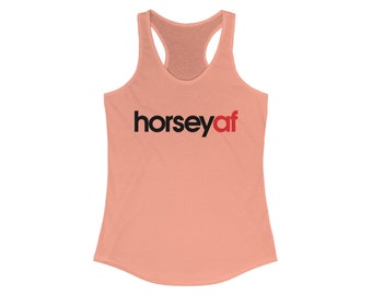 Horse gift, equestrian, Women's Ideal Racerback Tank