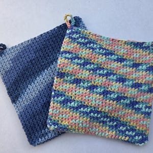 mbre Cotton Pot Holder Set, Double Thick Heat Resistant Kitchen Trivet