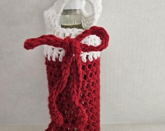 Portabottiglie all'uncinetto, sacchetto regalo riutilizzabile per bottiglie, regalo per chi ospita durante le feste