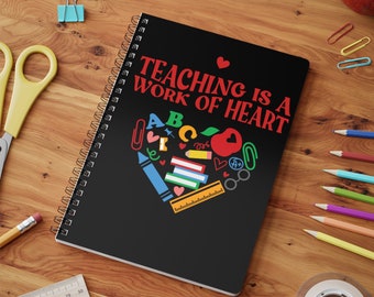 Teacher notebook, gift for teacher, teacher appreciation, teacher journal, notepad for thank you teacher A5