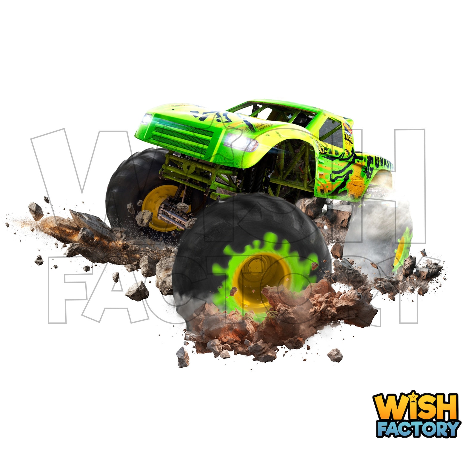 Gunkster Sticker Pack Monster Truck Gunkster - Etsy