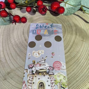 Sweet Dreams | Sparen | Klappkarten | Sparchallenge I Budgeting | Passend für A6 Binder | Umschlagmethode I Budgetchallenge | Spartipps