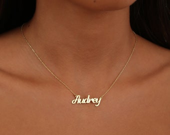 Gepersonaliseerde handtekening naam ketting-aangepaste handgeschreven naam sieraden-script naam ketting-gepersonaliseerde sieraden-bruidsmeisje cadeau-cadeau voor moeder