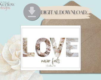 Tarjeta de boda, Tarjeta imprimible, Tarjeta digital, Tarjeta de felicitación, Tarjeta de boda imprimible, Tarjeta de boda cristiana, Boda religiosa