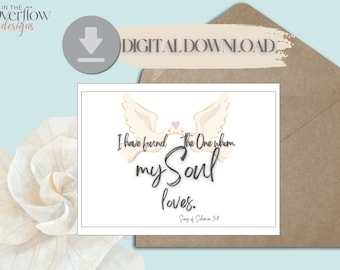 Tarjeta de boda, tarjeta de boda imprimible, tarjeta de boda cristiana, tarjeta de boda religiosa, tarjeta de boda digital, tarjeta te amo, tarjeta cristiana