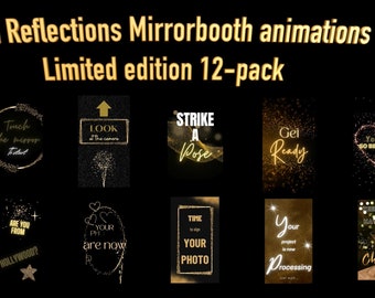 Gold Mirrorbooth animations - Limited Edition 12-PACK