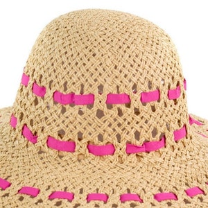 Summer hat beach hat floppy suitcase hat in boho Ibiza style image 3