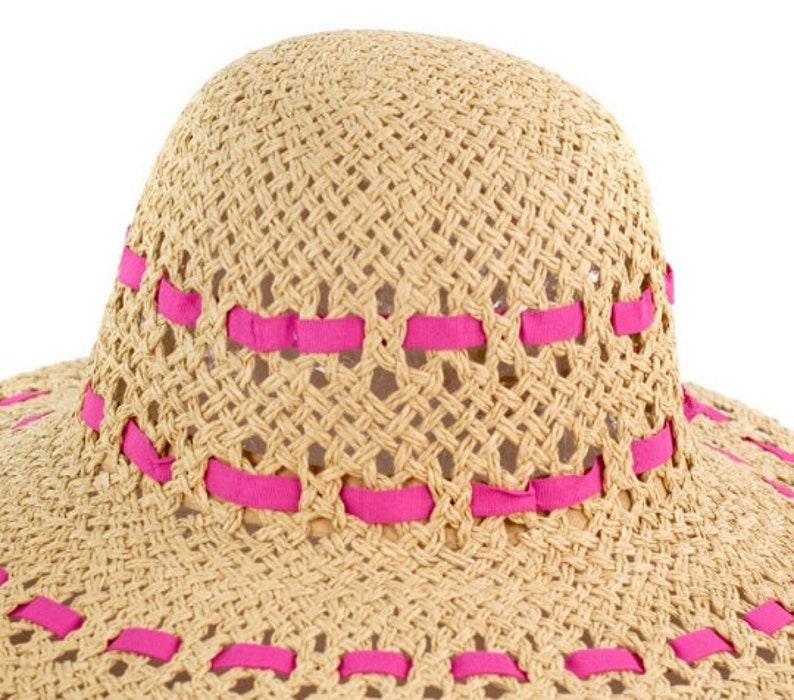 Summer hat beach hat floppy suitcase hat in boho Ibiza style image 3