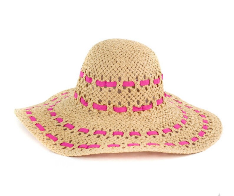 Summer hat beach hat floppy suitcase hat in boho Ibiza style image 6