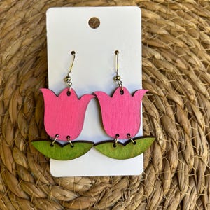 Tulip earrings