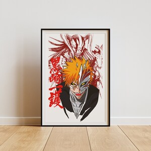 Bleach Kurosaki Ichigo | Anime Poster | Anime Gift | Manga Poster | Manga Gift |