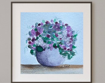 5in. x5in. Water color painting