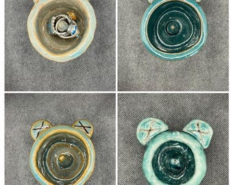 Frosch-Ring-Halter - Handgemachte Keramik