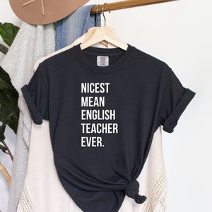 Schönstes mittleres Englischlehrer-Shirt, Geschenk-T-Shirt, Plus-Size-Lehrer-Shirt für den ersten Schultag