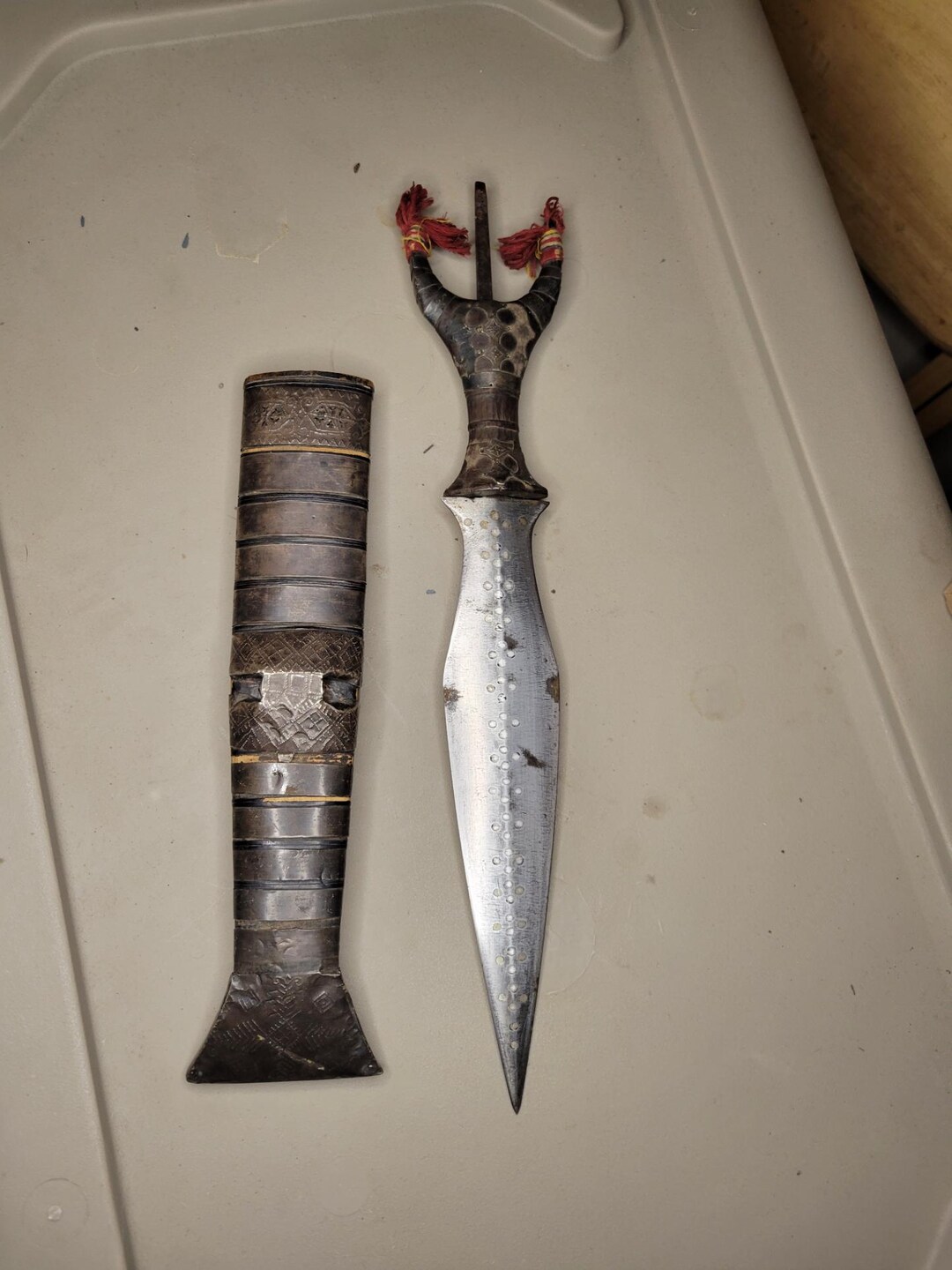 Datu Weapon Mandaya Dagger With Datu Sheath, Antique Weapon, Curio - Etsy