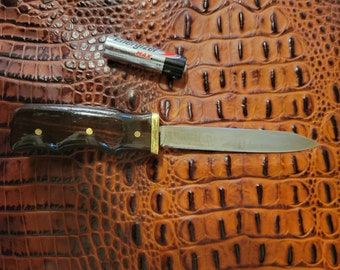 EDC knife, cross carry, spring steel, high carbon steel, forged, heat treated, tempered