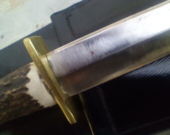 dragon handled dagger, 18", brass guard