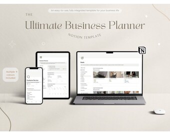 De ultieme notieplanner, notiesjabloon, notieplanner, notiebusinessplanner, esthetische notieplanner, persoonlijke uitgebreide planner