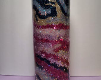 20 oz Glitter Geode Tumbler Epoxy Resin Tumbler Personalized Gift Ready to Ship