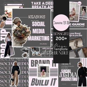 Szablony menedżera mediów społecznościowych - Instagram Reels - Szablony Canva dla trenerów - Marketing w mediach społecznościowych - Szablony postów na Instagramie w formie portretu