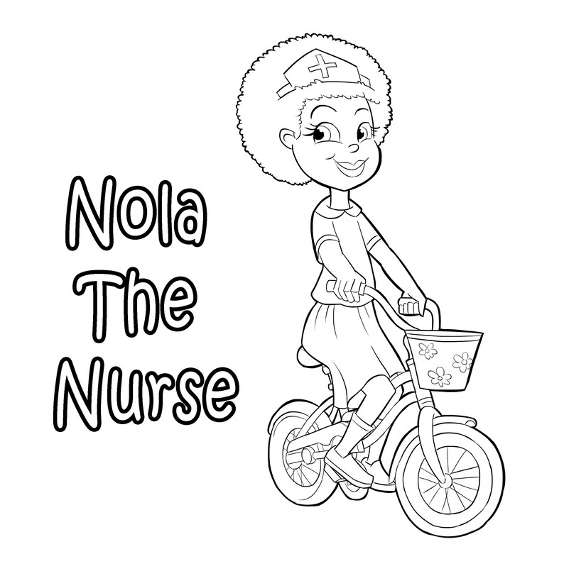 Children's Coloring Book Germs Coloring Book Handwashing Nola Elementary Homeschool Book Digital Sticker Pack INSTANT DOWNLOAD image 10