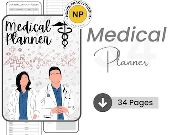 Medical Health Planner / Medical Binder / Wellness Organizer / Health Tracker / Wellness Tracker /Health Overview / Digital Planner