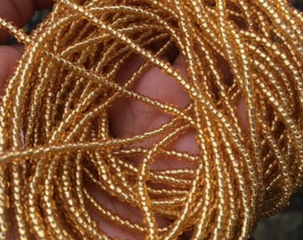 Gold Waist Beads for Weight Loss Tie on Waist Beads