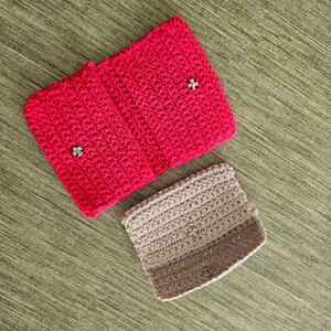 Bolsa / tarjetero de crochet