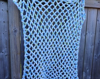 Crochet Pattern 1 Ball Bernat Baby Blanket