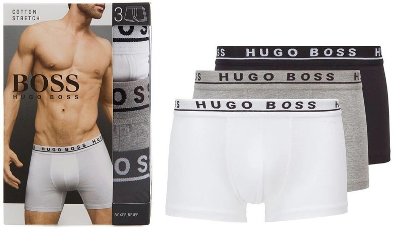 Hugo Boss Men's Boxer 3 in Pack - Etsy