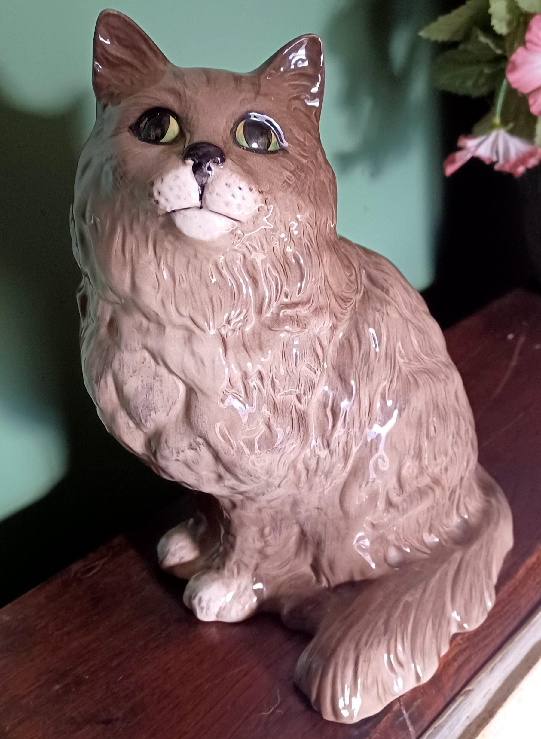 Figurine John Beswick - Patte De Chat Gris (Neuf)